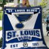 St Louis Blue Quilt Blanket B060648  Quilt